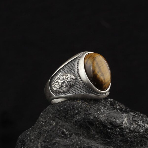the odin allfather ring is a product of high class craftsmanship and intricate designing. it's solid structure makes it a perfect piece to use as an everyday jewelry to elevate your style. this exceptional ring is made to last and worthy of passing onto next generations.