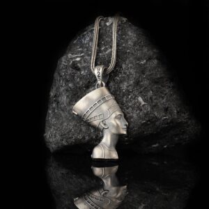 Nefertiti Necklace is inspired by ancient queen of egypt. She was known for her beauty and other poerfull features.