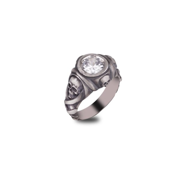 the jack sparrow silver ring is a product of high class craftsmanship and intricate designing. it's solid structure makes it a perfect piece to use as an everyday jewelry to elevate your style. espada silver