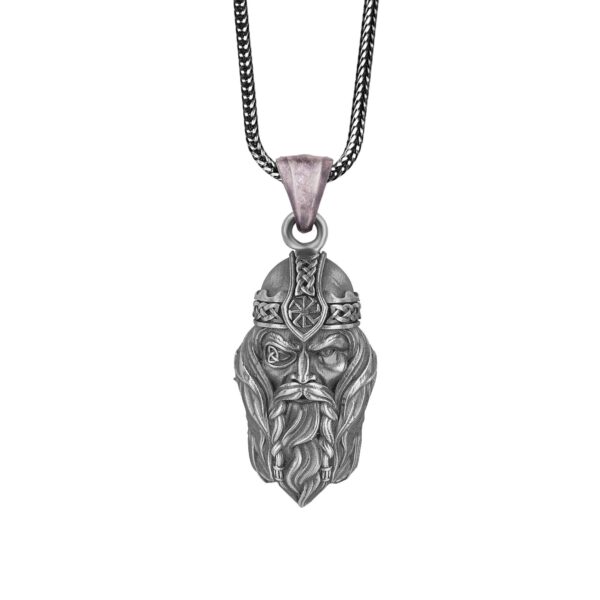 the odins pendant is a product of high class craftsmanship and intricate designing. it's solid structure makes it a perfect piece to use as an everyday jewelry to elevate your style. espada silver