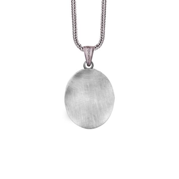 the saint roch necklace is a product of high class craftsmanship and intricate designing. it's solid structure makes it a perfect piece to use as an everyday jewelry to elevate your style. espada silver