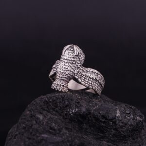 The Silver Wrap Around Owl Ring is a product of high class craftsmanship and intricate designing.