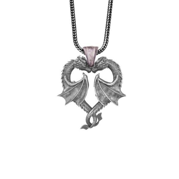 the dragon heart pendant is a product of high class craftsmanship and intricate designing. it's solid structure makes it a perfect piece to use as an everyday jewelry to elevate your style. espada silver