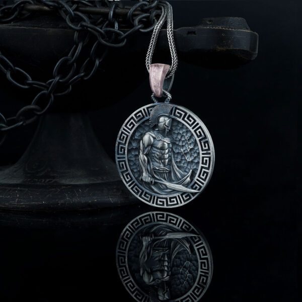 the roman medallion necklace  is a product of high class craftsmanship and intricate designing. it's solid structure makes it a perfect piece to use as an everyday jewelry to elevate your style.