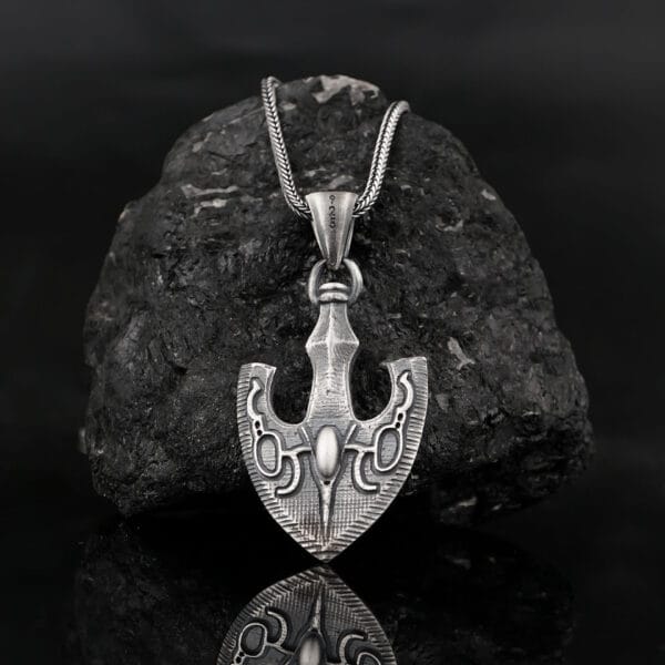 stand arrow necklace 925 silver