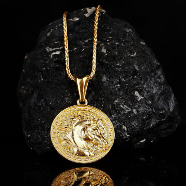 Gold plated brego necklace