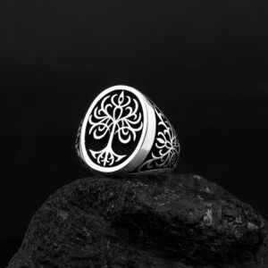 White Tree of Gondor Ring for LOTR Fans