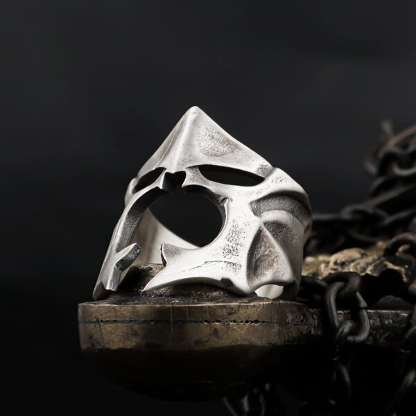 oxidized witch king of angmar ring sterling silver inspired by lotr